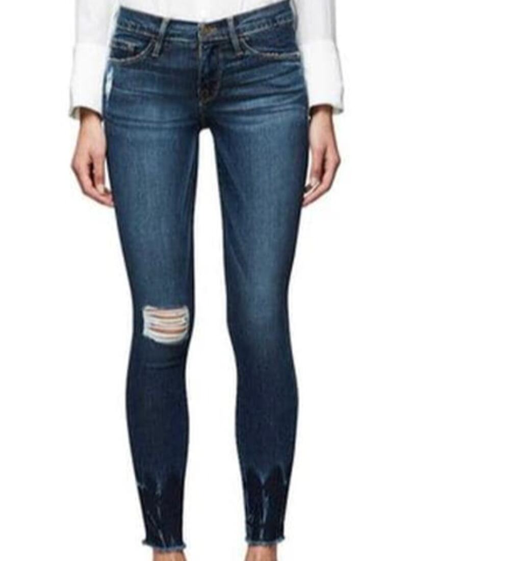 Frame - Le Skinne De Jeanne Crop in Thorpe